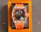 Knockoff Diamond Richard Mille RM35 01 Rose Gold Watch Red Rubber Band (3)_th.jpg